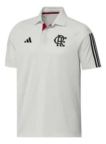Polo adidas C.r. Flamengo Tiro 23 Branco Masculino Hs5213