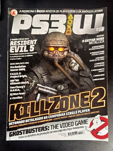 Revista Game Ps3w 18 Resident Evil 5 Killzone 2 Detonados