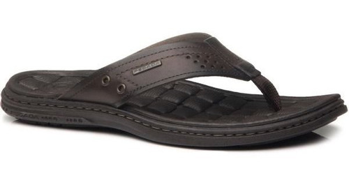 Chinelo Masculino De Couro Pegada 131221