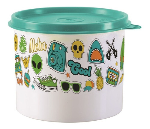 Táper Infantil Hermético Poeme Con Diseño 500 Ml Tupperware