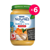 Picado Nestlé Naturnes Pollo, Zanahoria Y Arroz 215g Pack X6