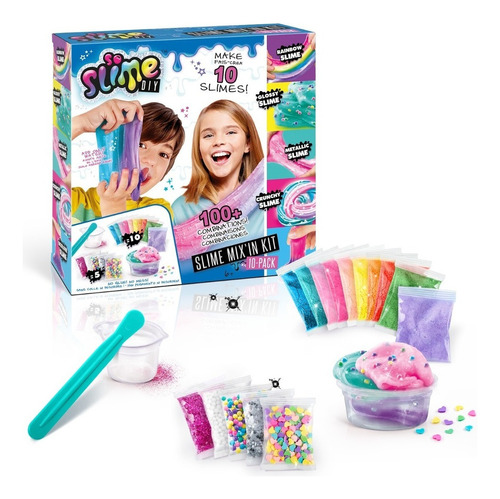 Slime Kit De Mezcla Pack 10 Colores So Slime Diy Canal Toys