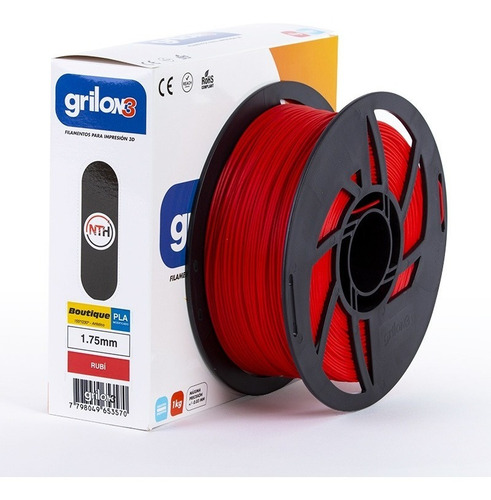 Filamento 3d Pla Boutique Grilon3 De 1.75mm Y 1kg Colores