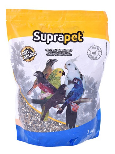 Suprapet Mineral Para Aves Com Carvão 1kg