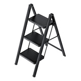 Taburete Plegable De 3 Escalones De Metal Para Adultos, Peda