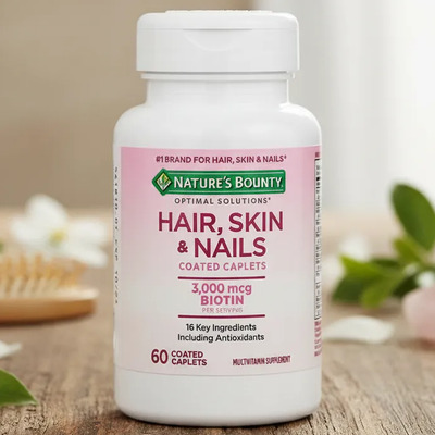 Vitamina Natures Bounty Biotina En Tabletas Para Cabello | Meses sin interés