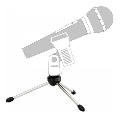 Mini Tripie Para Microfono De Mesa 8.5cm Romms Ms-111