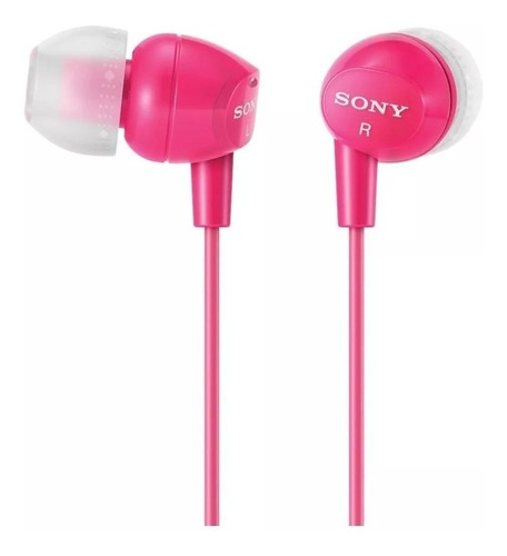 Sony Audífonos Interno Ligeros Mdr-ex15 Negro Color Rosa