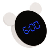 Reloj Despertador Digital Reflejado Para Niños, Bonito Ratón