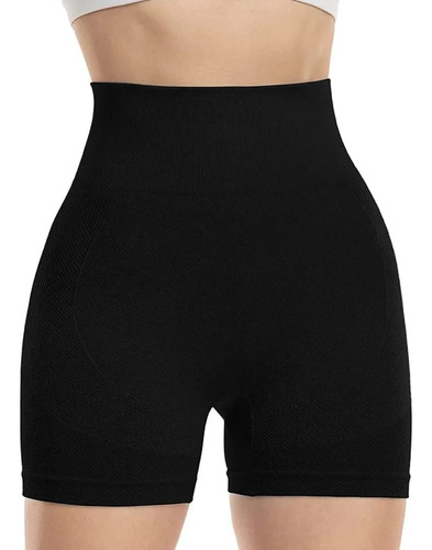 Biker Short Deportivo Push Up Transpirable - Negro Ref. 4030