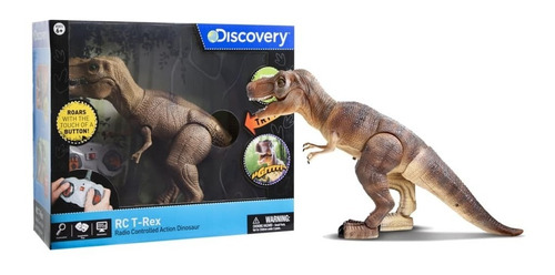 Dinosaurio Control Remoto Rc T-rex Marca Discovery Kids