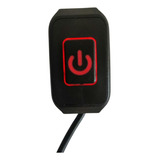 Botón Switch Moto Iluminado Color Rojo Para Faros Auxiliares