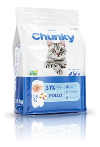 Chunky Gatos Pollo 1.5 Kg - Kg A $23800