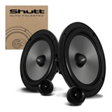 Alto Falante 6 Polegadas 160w + 2 Tweeters E Crossover Shutt Cor Preto