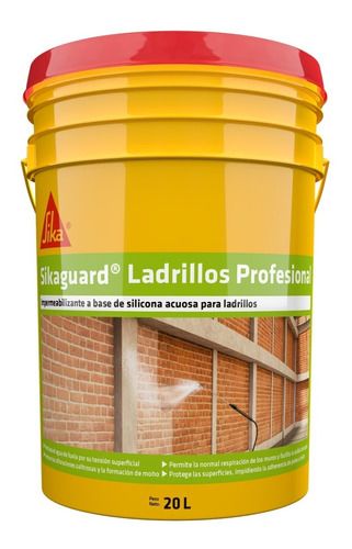 Sikaguard Protector Al Agua Para Ladrillo 20 Lts Serrentino 