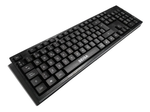 Combo Teclado Y Mouse Optico Usb En Español Seisa Incluye Ñ