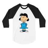 Playera Raglan 3/4 Lucy Charile Brown Peanuts