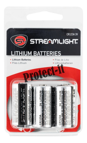 6 Piezas Cr123a Litio 3v Streamlight = 123a 123 Cr17345 