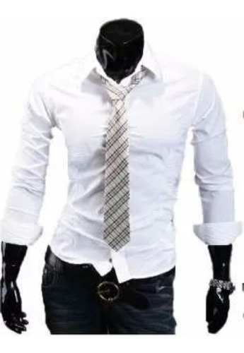 Promocion Camisa Entalladas Slim Fit Para Hombres De Diseño