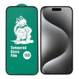 Vidrio Tortuga Borde Goma Para iPhone 15 Pro