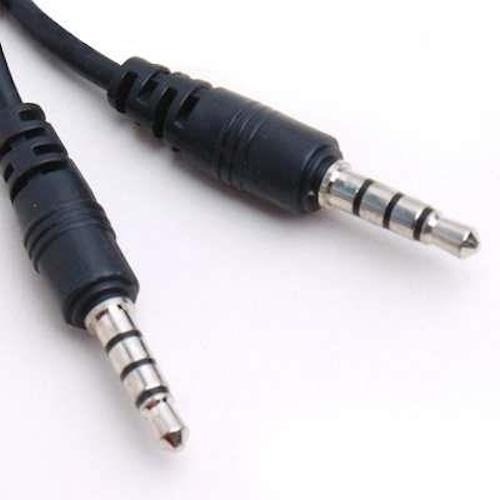Cable 3.5 Mm A Mini Plug 3.5 Mm 4 Polos 1.5 Mts 