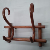 Antiguo Perchero De Pared Original 2 R Thonet 