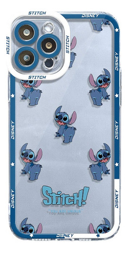 Funda De Teléfono Disney Stitch Para iPhone XR 12 Mini 13 15