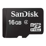Cartão De Memória Sandisk Sdsdqm-016g-b35a Com Adaptador Sd 