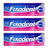 Fixodent Original Adhesivo Prótesis Dental 21gr X3 Local