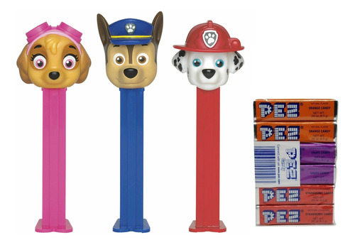 Pez Candy Paw Patrol Dispensadores Y Juego De Recambio De C.