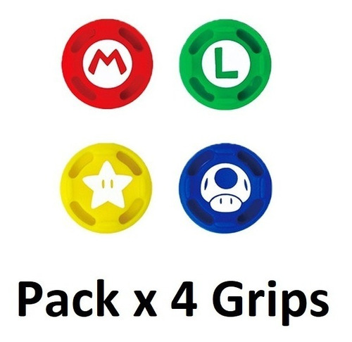 Protector Cubre Grips X4 Joystick Joy-con Nintendo Switch 