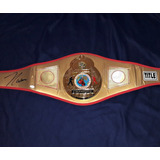 Cinturon Campeon Autografiado Julio Cesar Chavez Box Boxeo