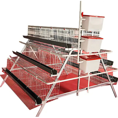 Jaula Para Gallinas De Postura Zait 120 Aves Color Plateado | Meses sin interés