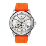 Reloj Bulova Hombre Marine Star Naranja 98a226