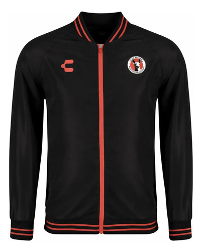 Chamarra Bomber Negra Xolos Tijuana Charly