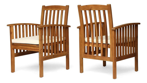 Gran Oferta De Muebles Phoenix Acacia Patio Sillas De Comedo