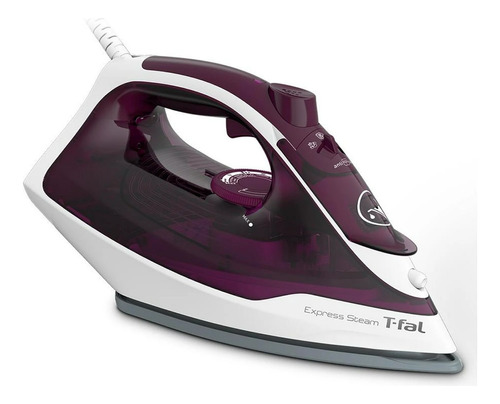 Plancha Vapor T-fal Fv2862 1600w Apagado Automático Cerilium Color Violeta