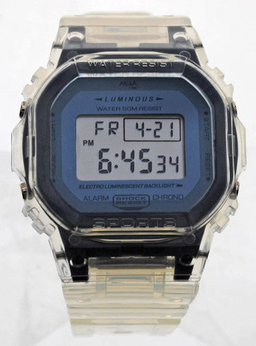 Reloj Aiwa Digital Sumergible Luz Crono Alarma Con Estuche 