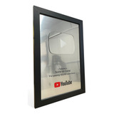 Quadro Placa Youtube Personalizado Inscritos + Nome Do Canal