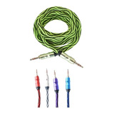 Mayoreo!!! 10 Pzs Cable Auxiliar 3.5mm 2 Metros Uso Rudo