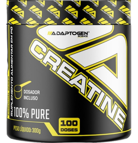 Suplemento Em Pó Adaptogen Science Platinum Creatina Series Em Pote De 300g