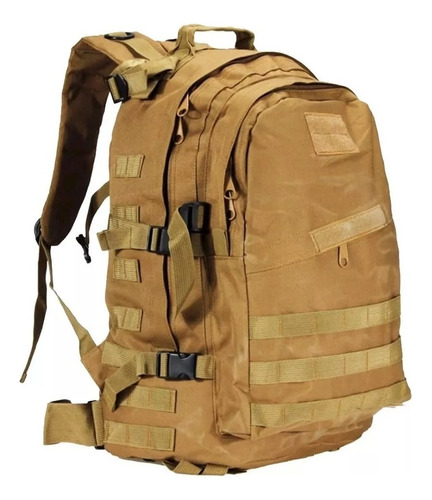 Mochila Táctica Militar 40 Litros Color Ocre