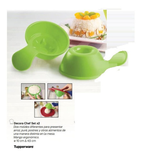 Decora Chef Por 2 Ud Tupperware® Libre De Bpa