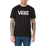 Remera Vans Classic Logo Negro Blanco Gris Hombre