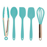 Set Mini Utensilios Decocina En Silicona 5pz Ideal Paraniños