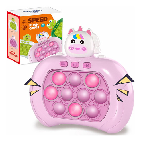 Quick Push Pop Game It Fidget Toys Pro Para Niños Adultos, J