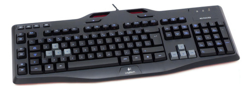 Teclado Gamer Logitech Retroiluminado Macros Español Ultimo Modelo Color Del Teclado Negro Idioma Españo Latinoamerica