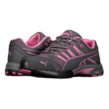 Tenis De Seguridad P914 Puma Con Casquillo Rosa Mujer