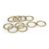 Argolinhas Para Pulseira 25 Unid 5mm Ouro 10k