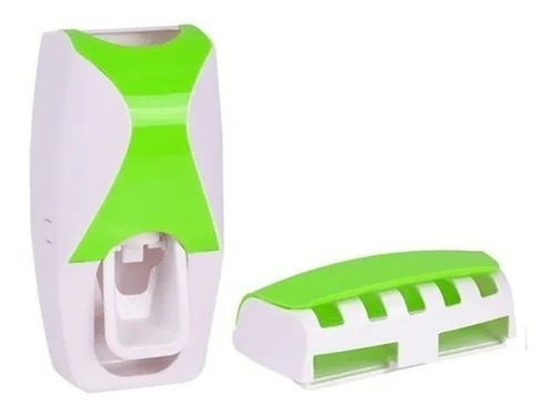 Dispensador Automático Pasta Dental + Porta Cepillo Dientes